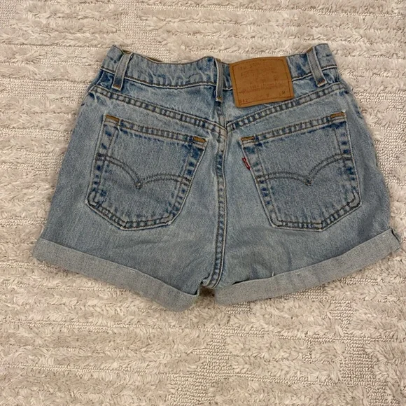 Vintage Levis Distressed Shorts Sz 25 - Picture 3 of 8